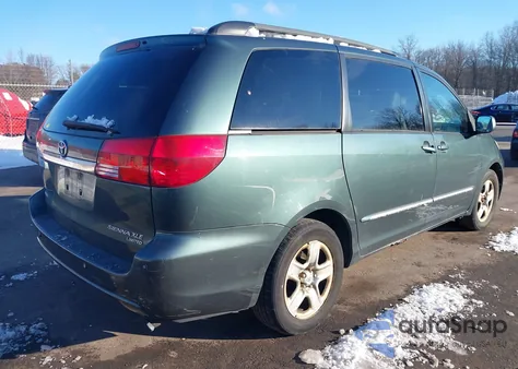 2004 Toyota Sienna Xle Limited z USA, uszkodzony, nr VIN 5TDZA22C34S154678